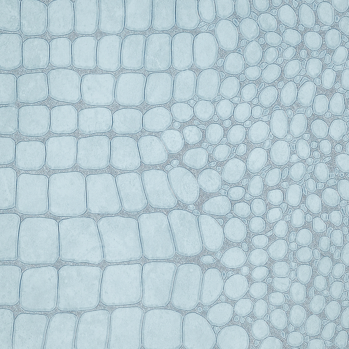 Vinyl Crocodile Rock Toile Blue