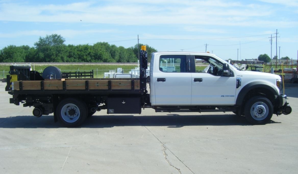 MediumDuty HiRail Flatbed Truck Rental Custom Truck One Source