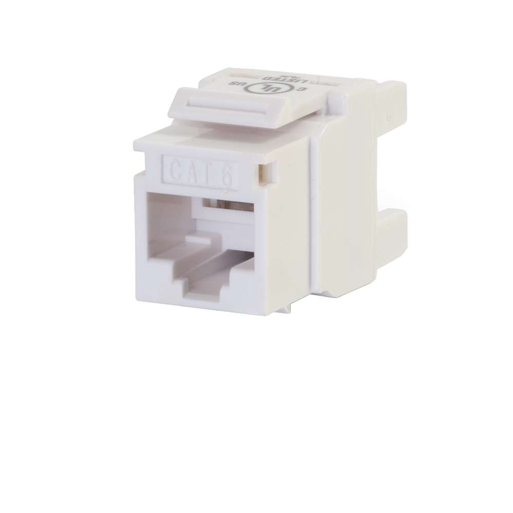 180 Cat6 RJ45 UTP Keystone Jack - Blue