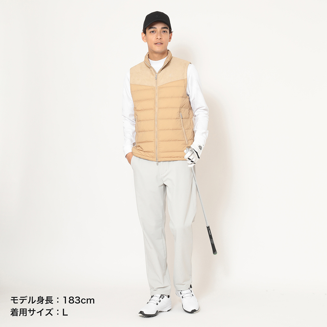 スウェードドッキングダウンベスト (MENS)