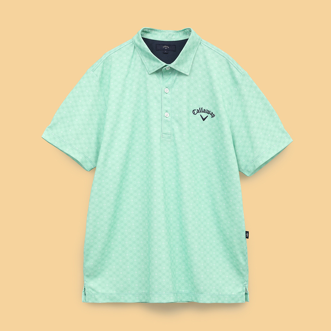 3℃裏クールロゴプリントカノコシャツ (MENS)