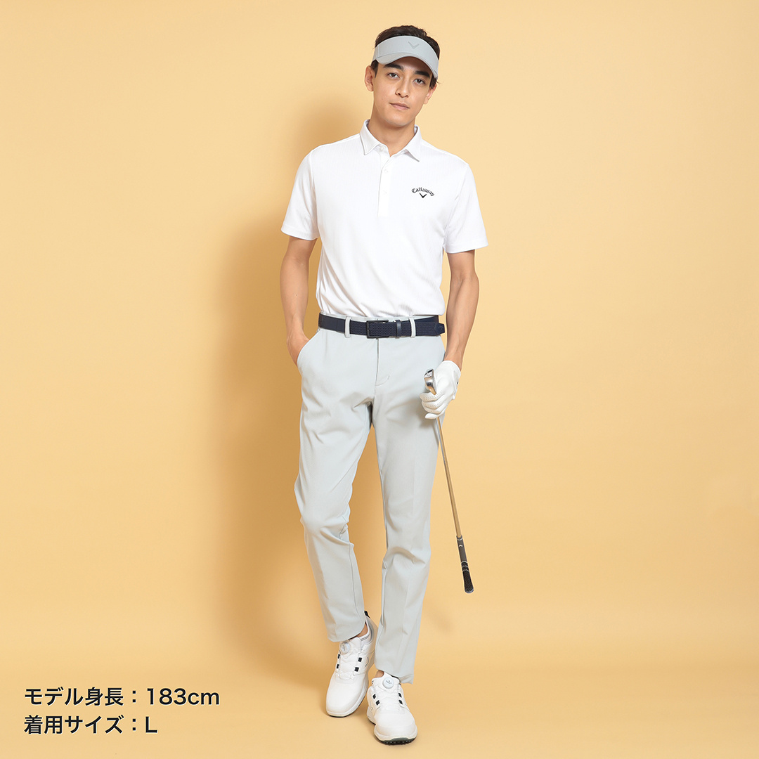 ストライプジャカードシャツ (MENS)