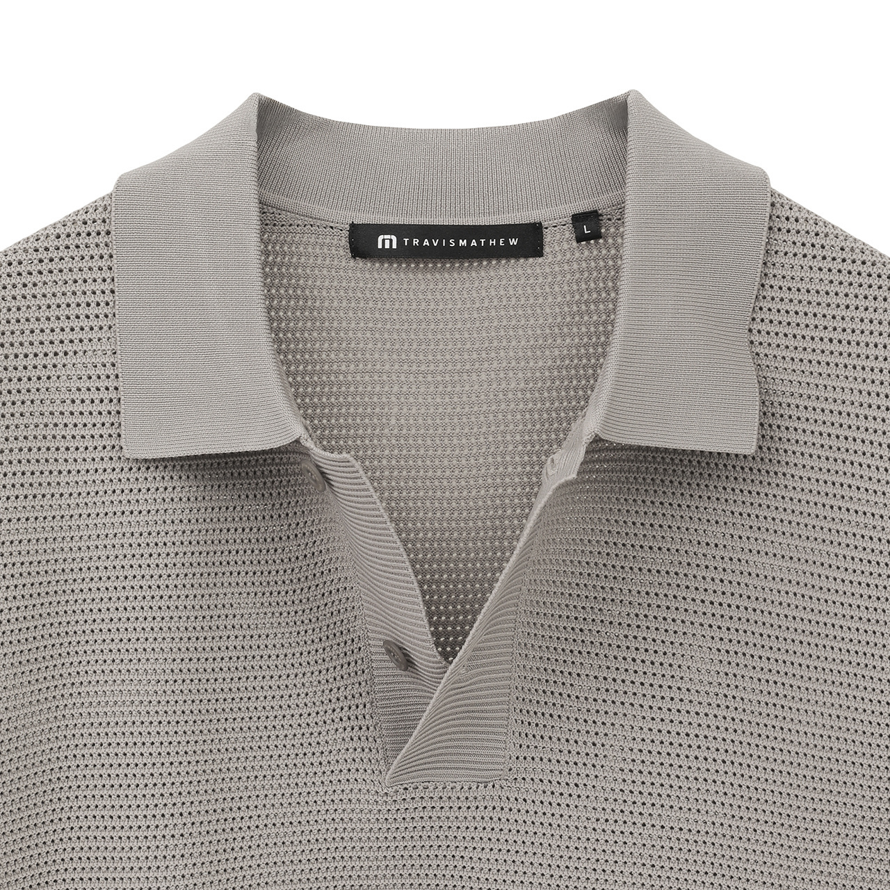 AURILEE メッシュ編みポロシャツ 半袖 クリーム色 AURILEE メッシュ編みポロシャツ 半袖 クリーム色