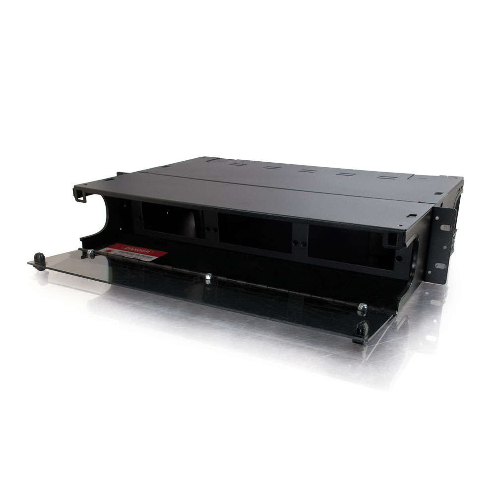 2u 6-Panel Rackmount Fiber Optic Enclosure