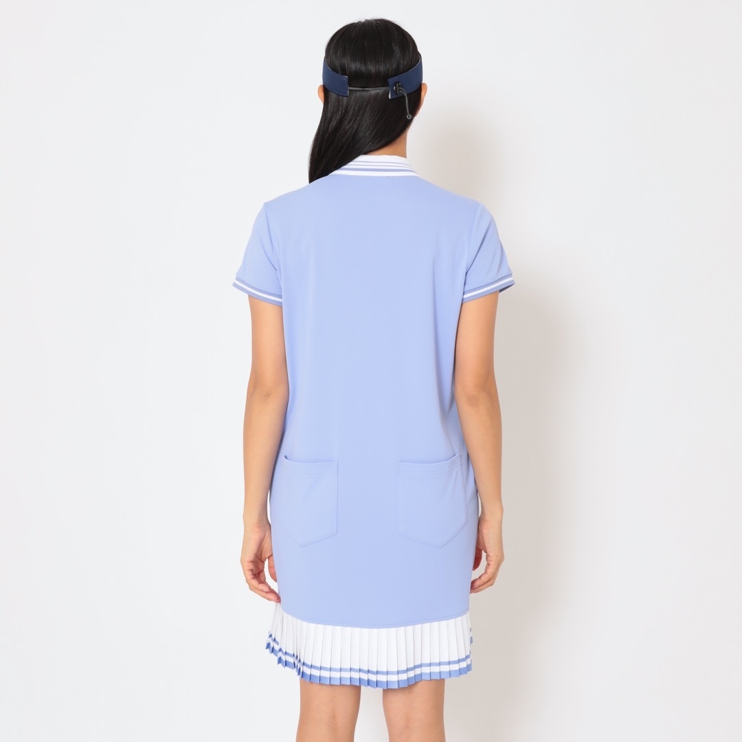 UVカット裏クール半袖ポロワンピース (WOMENS)