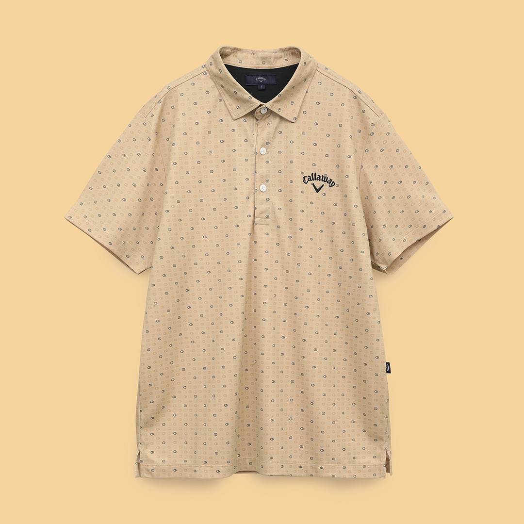 3℃裏クールロゴプリントカノコシャツ (MENS)
