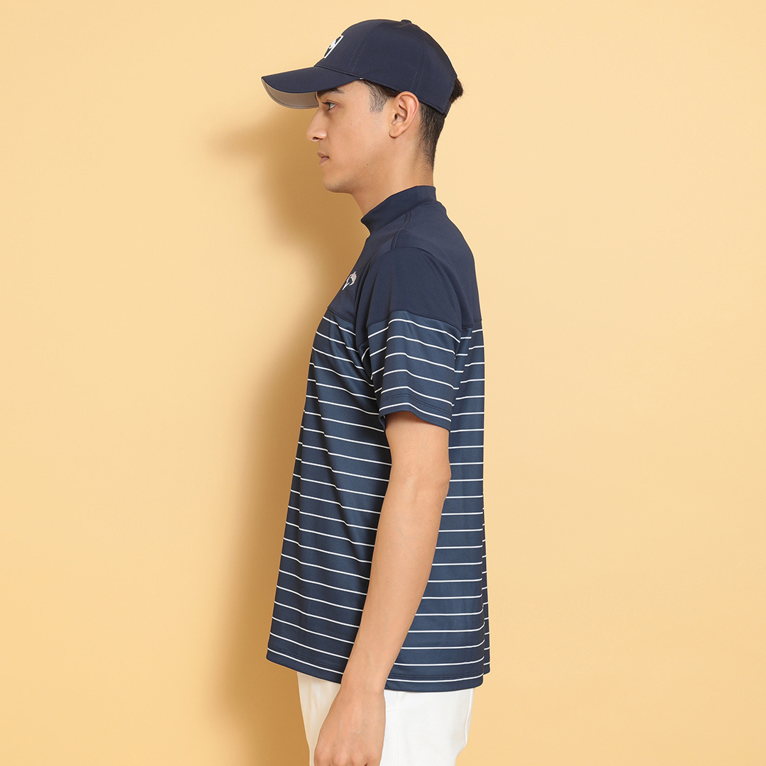 ワック 袖切り替えモックネック長袖シャツ サイズM 新品 WAAC