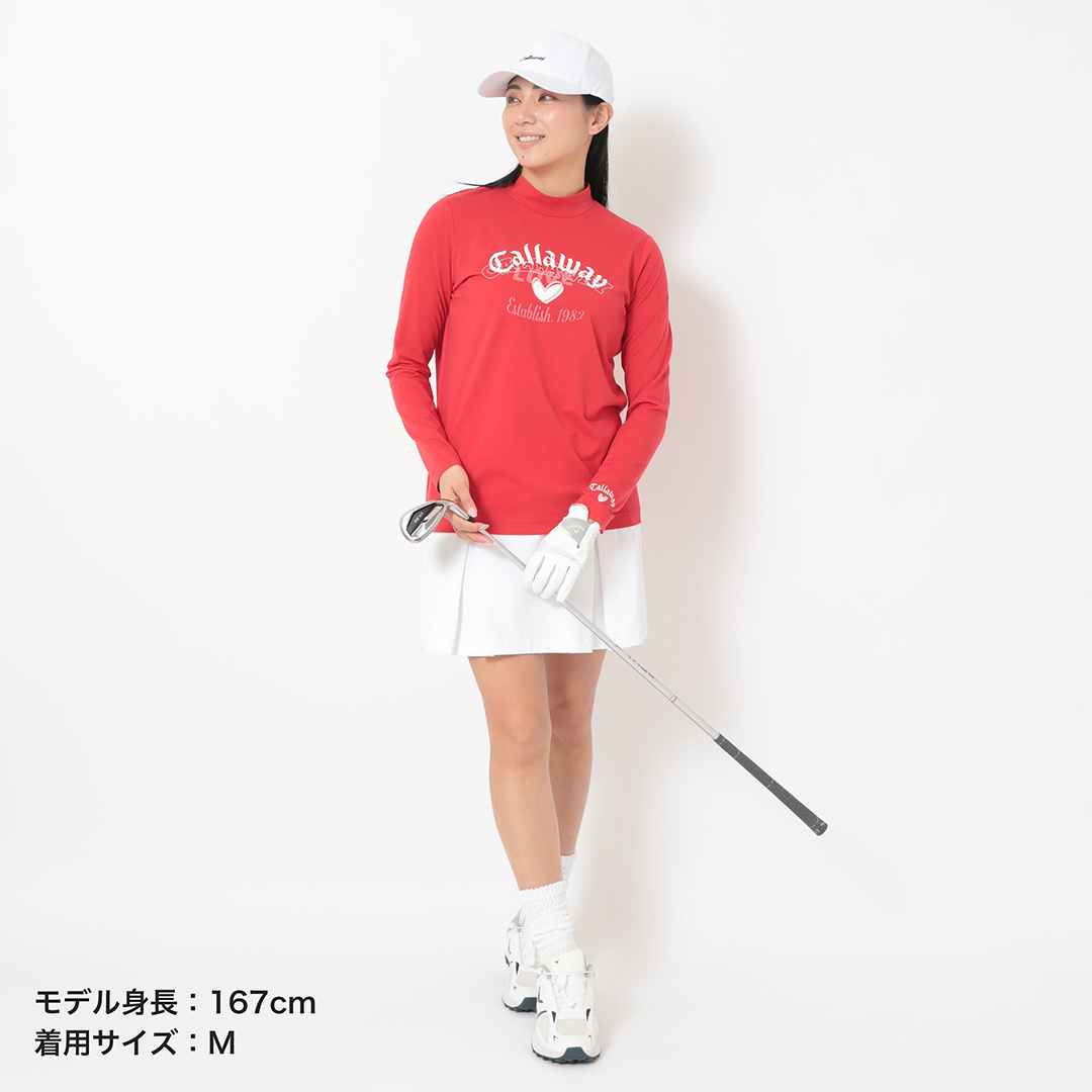 河本結プロ着用】【オンライン限定】ラブキャロウェイ長袖モックネック