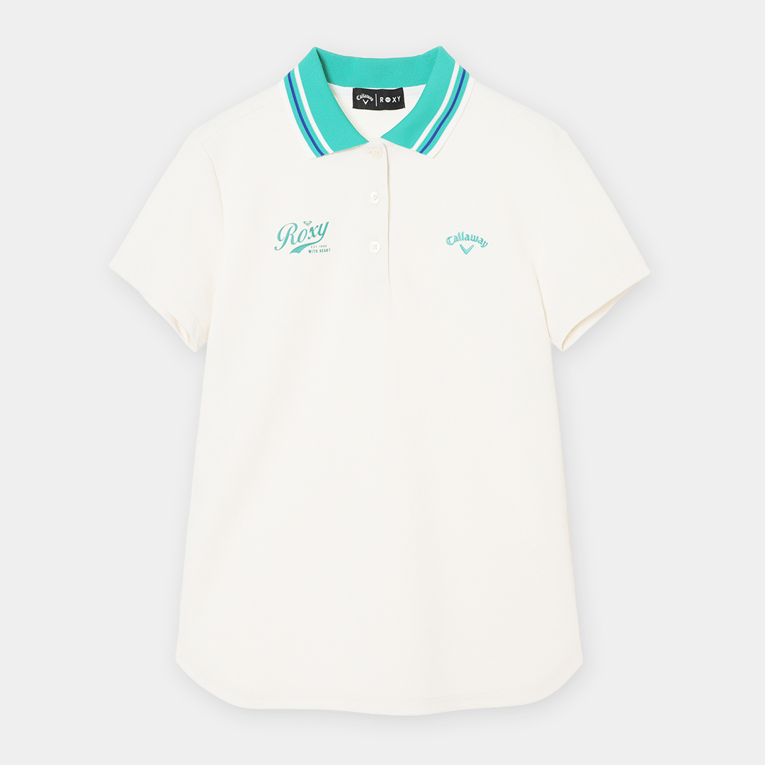 ROXYコラボ/半袖ポロシャツ (WOMENS)