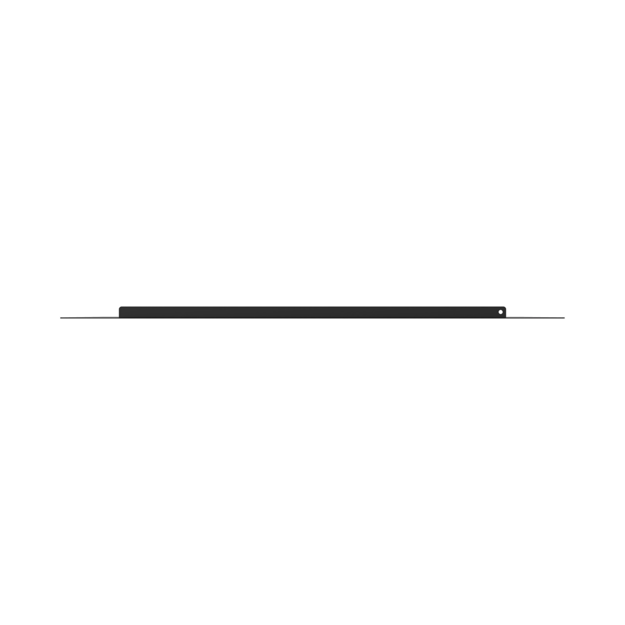 MM20BDC24-B Side view of 24 in MM20 Base Cust Cover - Black