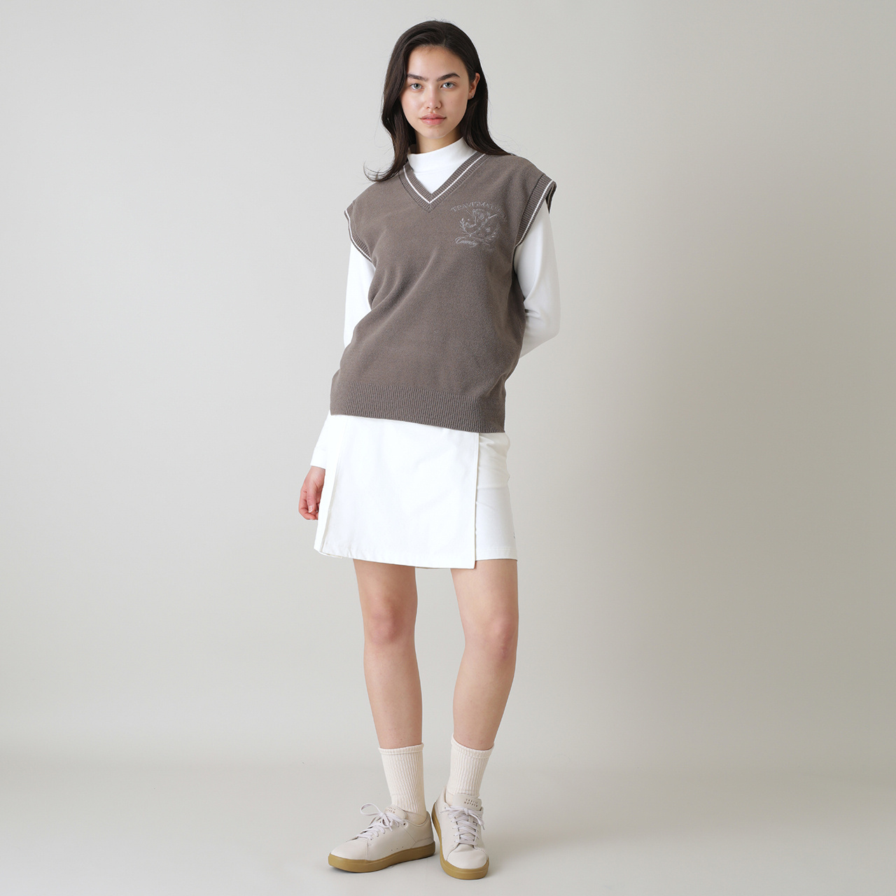 【極美品】トラヴィスマシュー ニット セーター グレー キャロウェイ L 極美品】トラヴィスマシュー ニット セーター グレー キャロウェイ L
