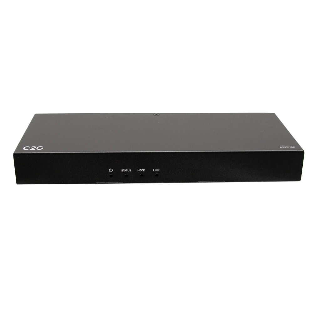 HDMI HDBaseT + VGA, 3.5mm, and USB-A to B over Cat Extender Dual Gang Wall Plate Transmitter to Box Receiver - 4K 60Hz