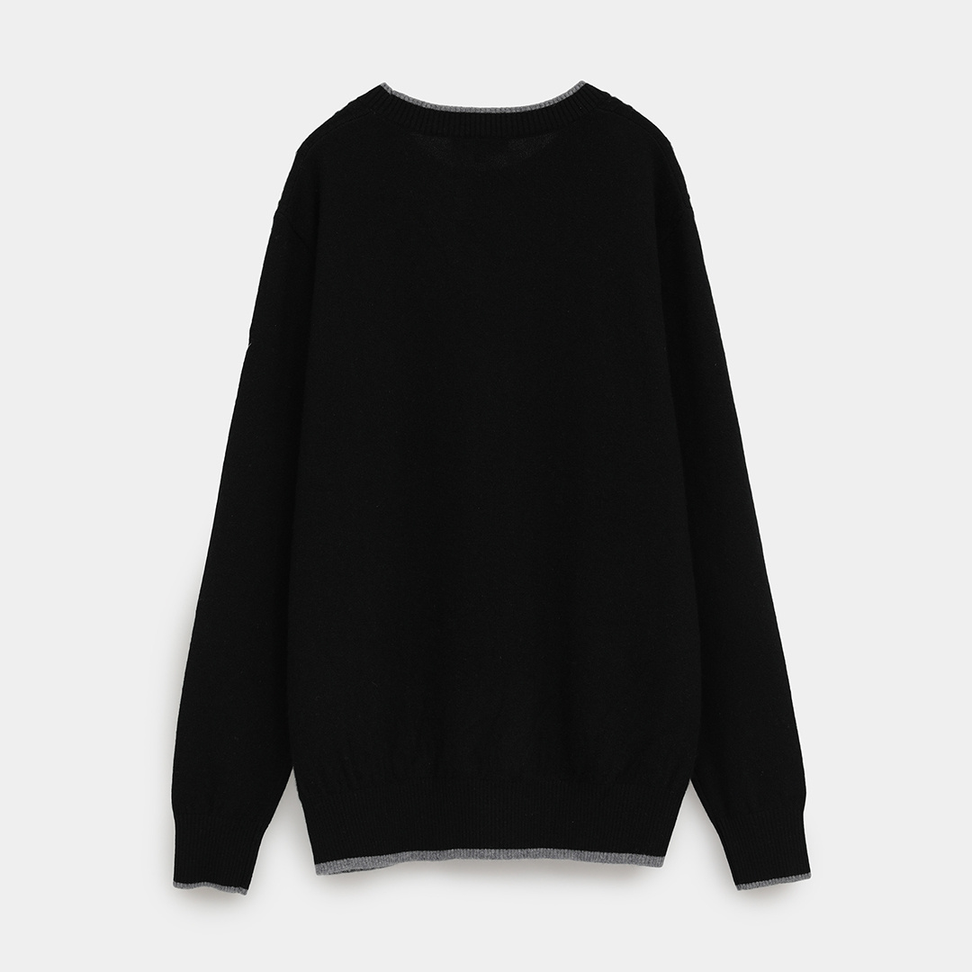 ビックアーガイルカシミヤニット (MENS)