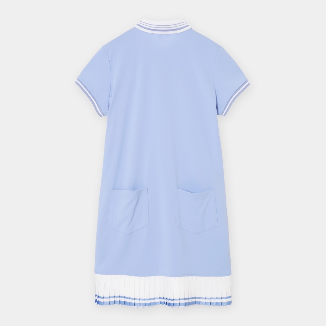 UVカット裏クール半袖ポロワンピース (WOMENS)