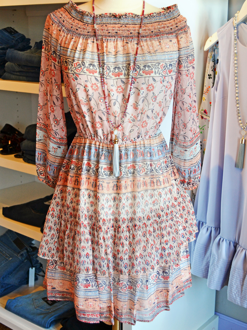 This dress could be worn year round Great flowy boho dress by Shoshanna for Forecastle