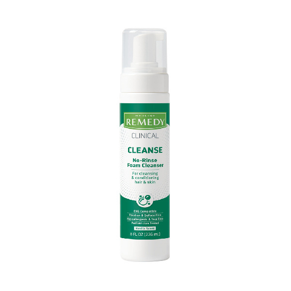 Remedy Clinical No Rinse Foam Cleanser, 8oz (RMDYNRFC2) photo
