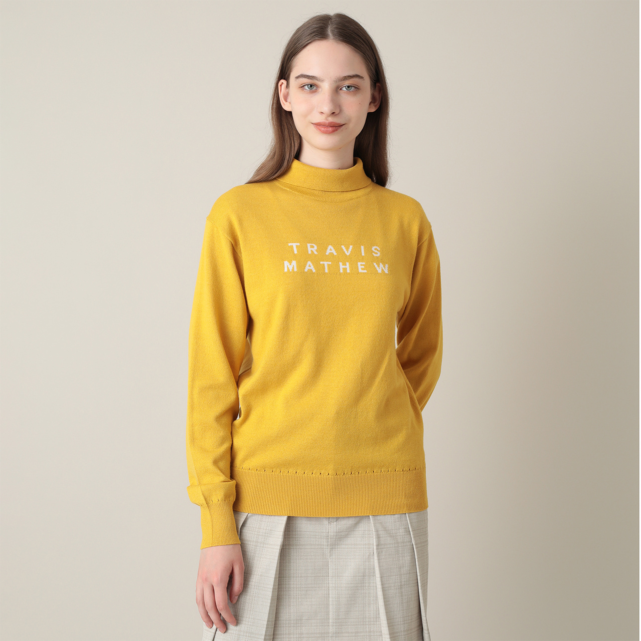 ウール混 タートルネック セーター(WOMENS)