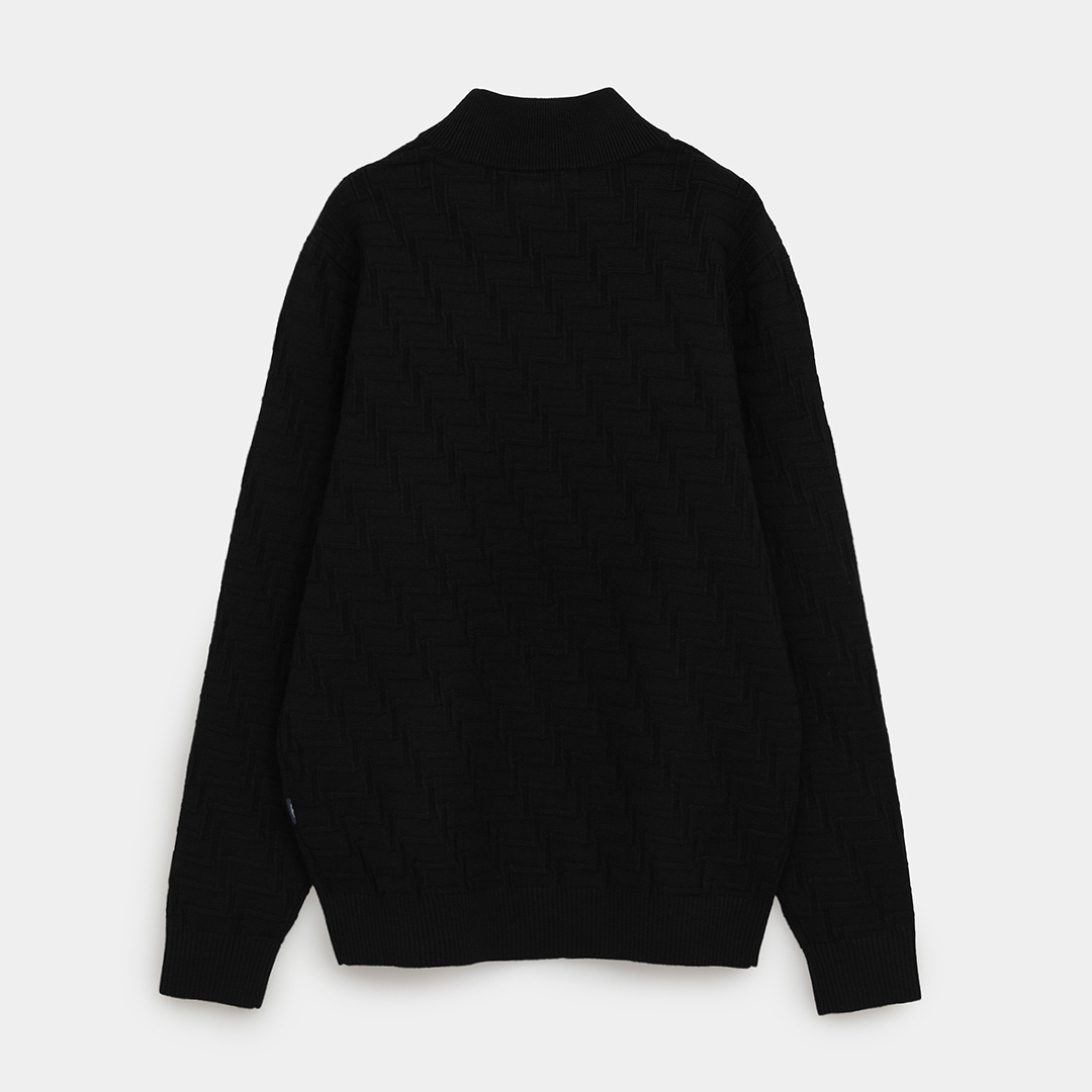 リンクス編みハイネックニット ※4Lサイズあり (MENS)