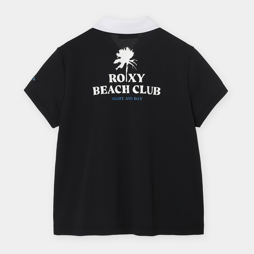 ROXYコラボ/バックプリント半袖ポロシャツ (WOMENS)
