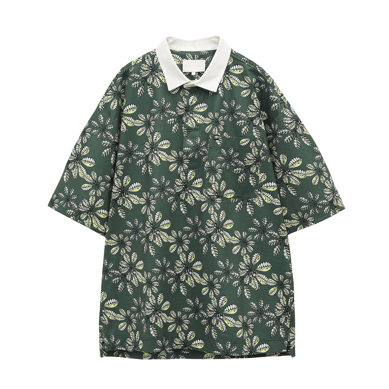 ペイズリープリント 半袖ポロ(MENS)