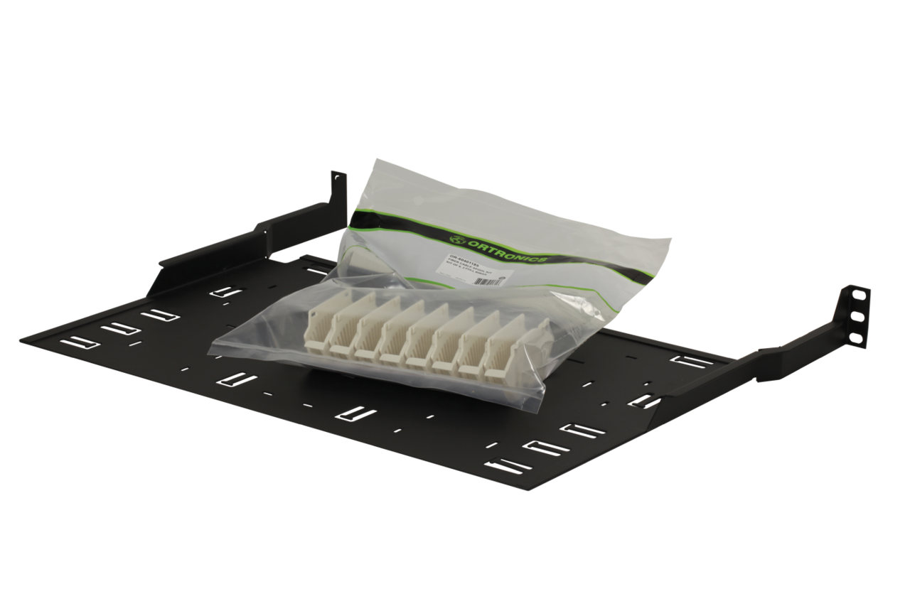 Fiber Cable Management Shelf for HDJ Patch Panels