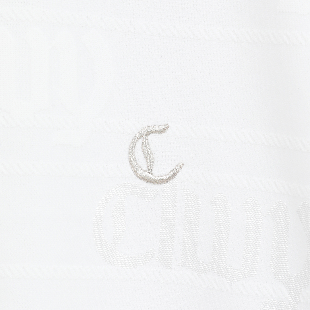 CLWYジャカード×Dot Meshモックネックシャツ (MENS)