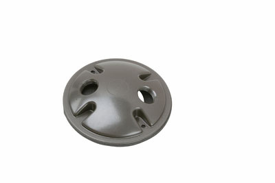 4-in Round Outdoor Cluster Cover, Gray