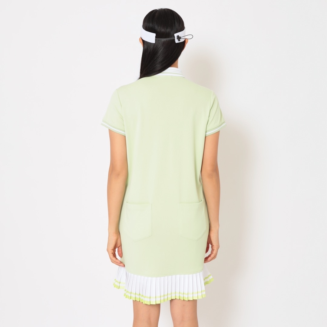 UVカット裏クール半袖ポロワンピース (WOMENS)