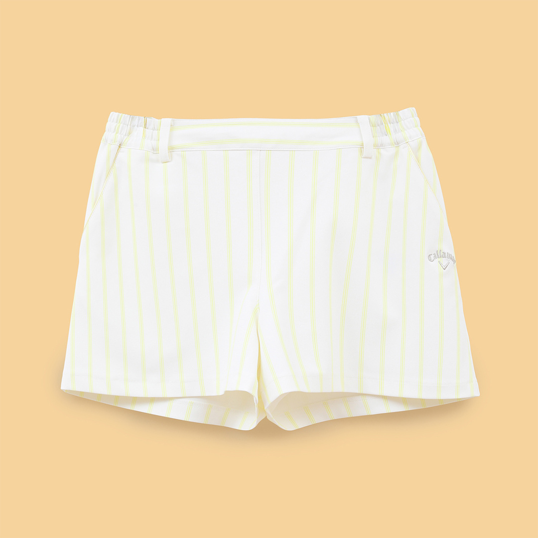 8WAYストレッチストライプショートパンツ (WOMENS)