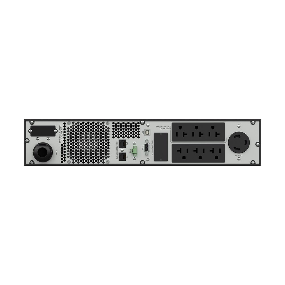 UPS, Line Interactive, LCD, 3000VA, 120V, 2U, (6) 5-20R <(>&<)> (1) L5-30R, 5-30P Cord