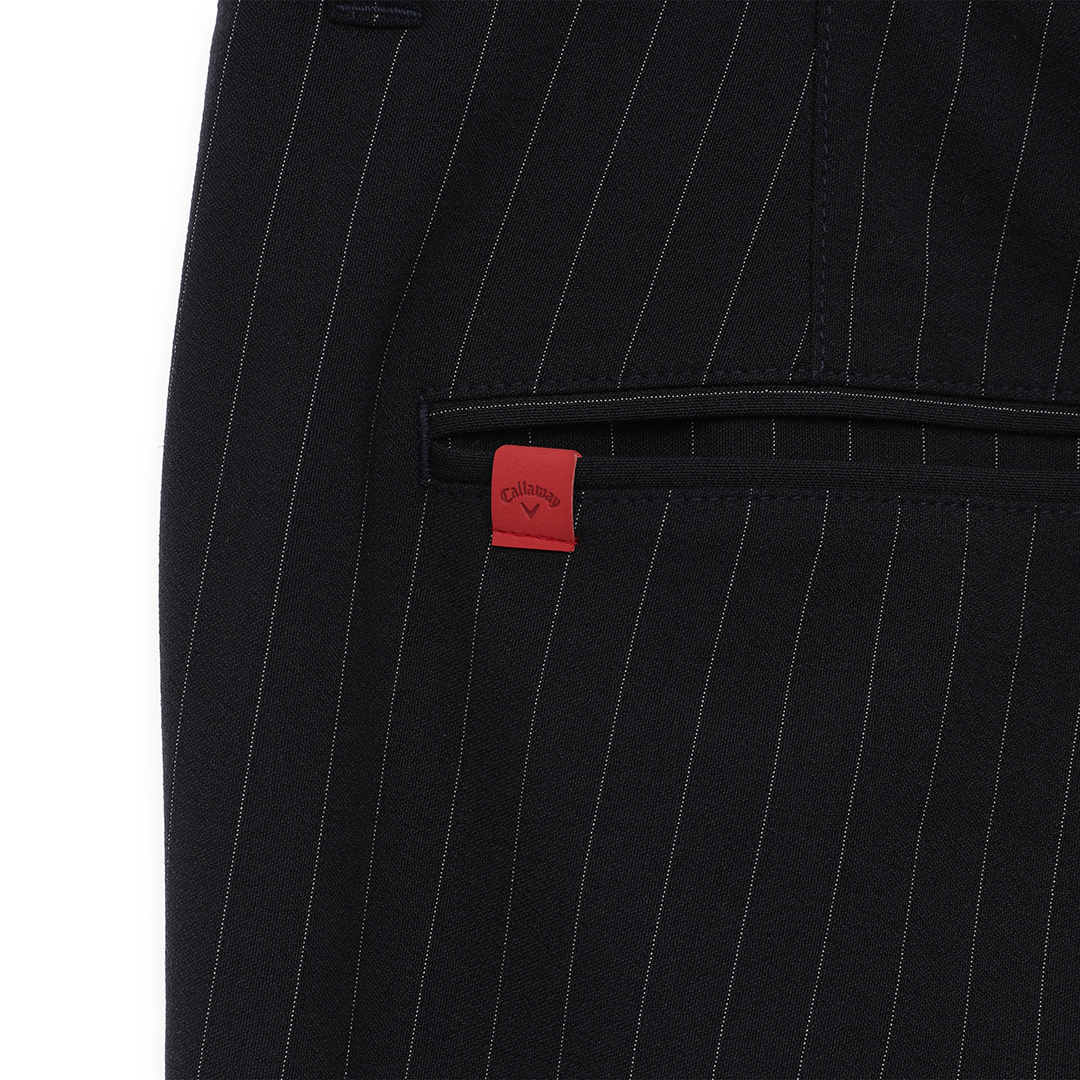 8WAYストレッチ先染めストライプ パンツ (MENS)