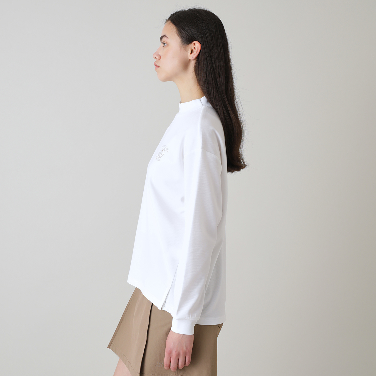 カラット®長袖セミモックネック(WOMENS)