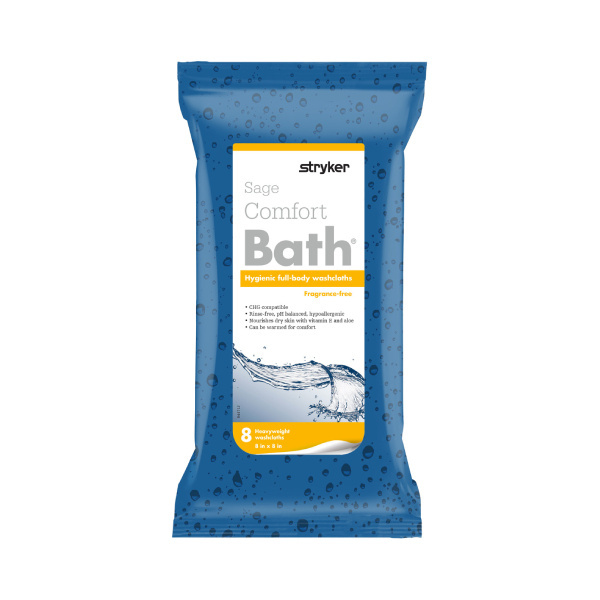 Comfort Bath Fragrance Free Washcloths - 44/case (CBFFC) photo