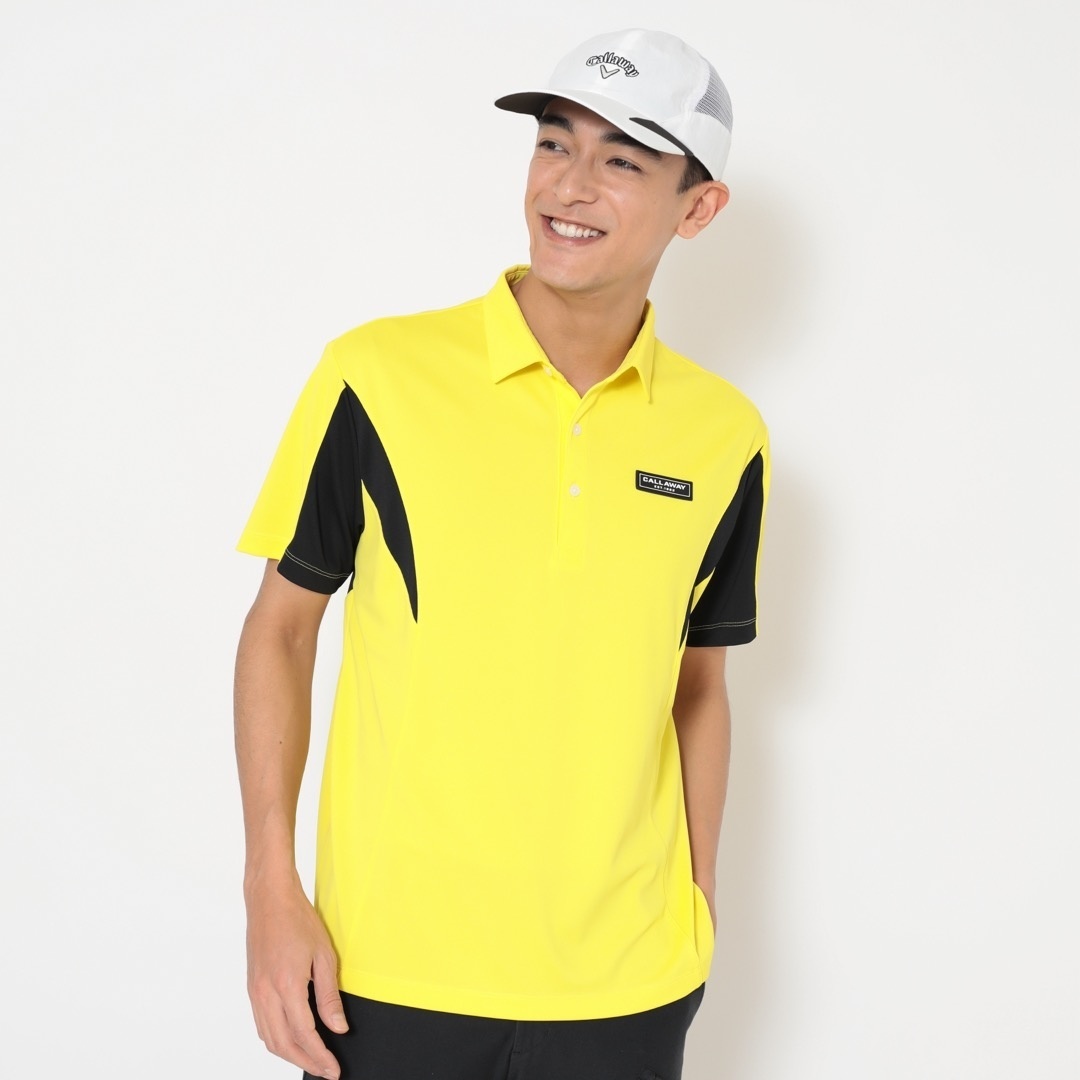 3℃裏クール切替配色リラックス半袖シャツ ※4Lサイズあり (MENS)