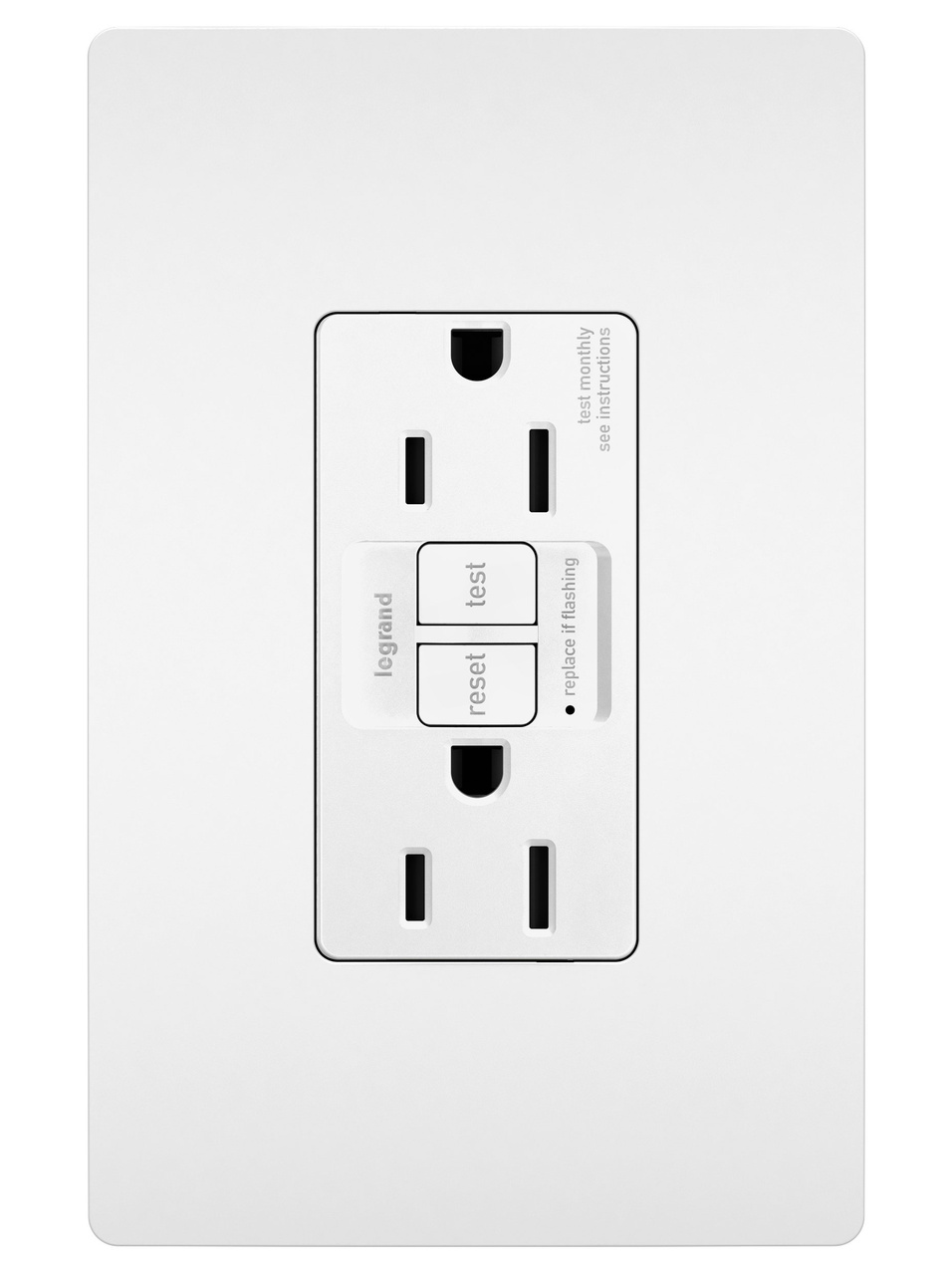 Product image for P&S 1597TRW100 SELFTST GFCI REC TR