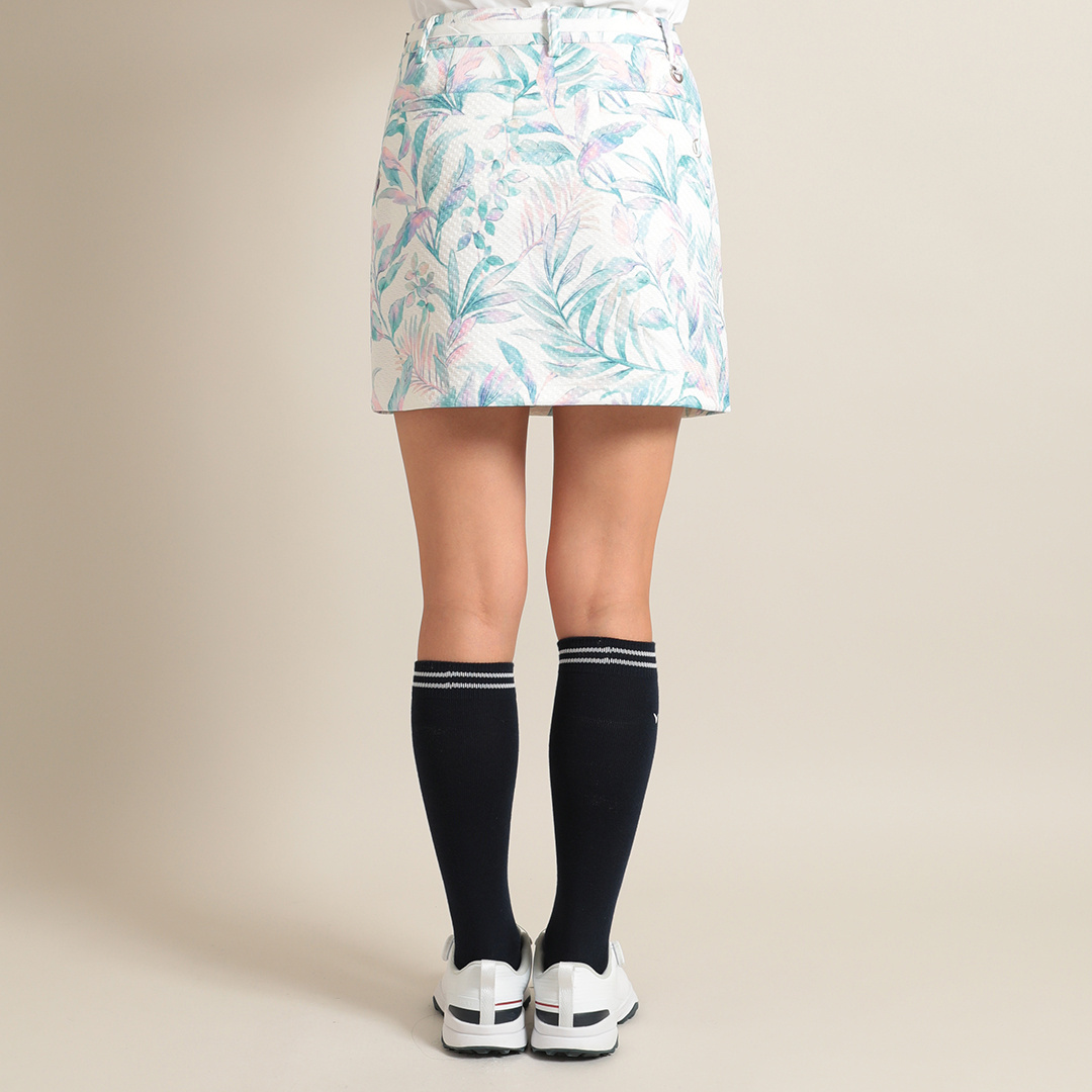 ボタニカルプリントバスケット スカート (WOMENS)