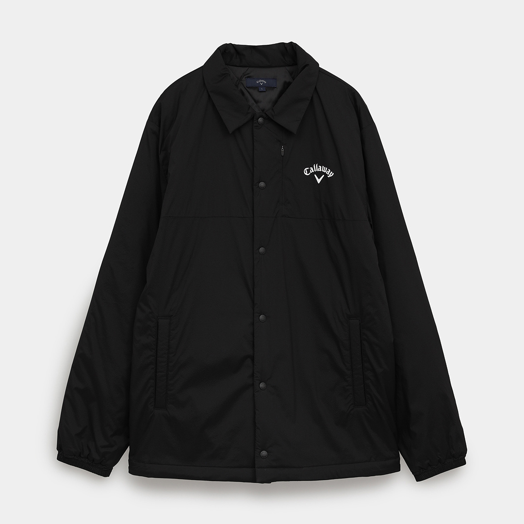 ストレッチミニリップ中綿コーチジャケット (MENS)