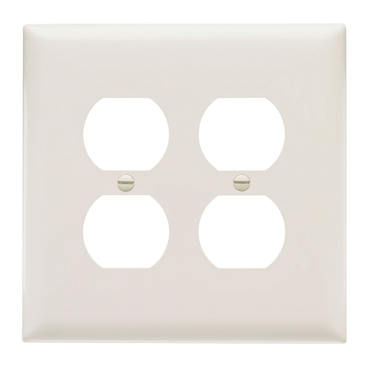 Duplex Receptacle Openings, Two Gang, Light Almond