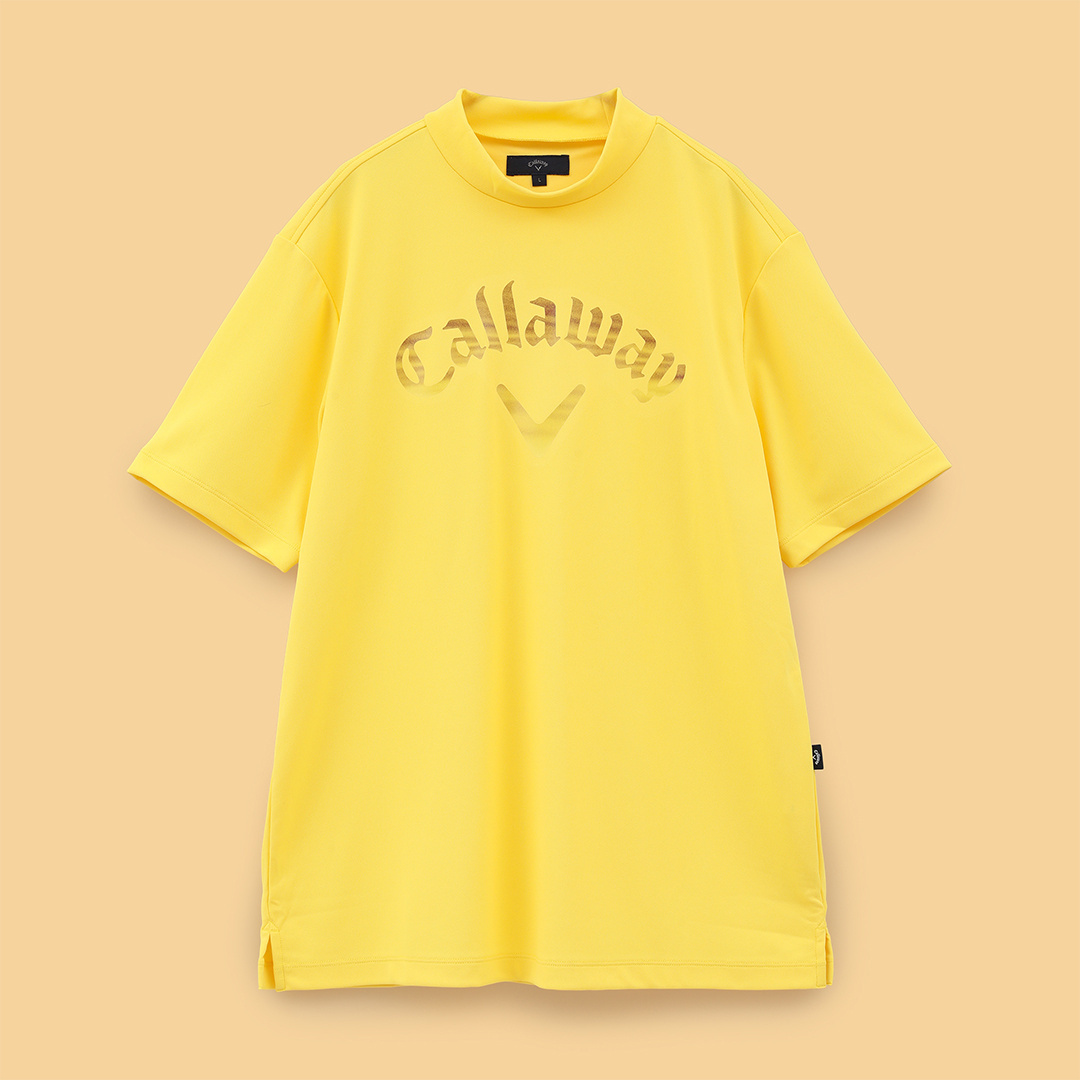 3℃裏クール天竺ロゴプリントモックネック ※4Lサイズあり (MENS)