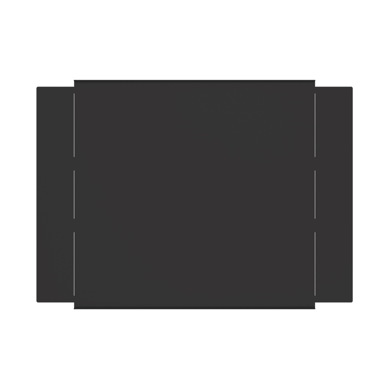 MM20BDC16-B Top view of 16 in MM20 Base Cust Cover - Black