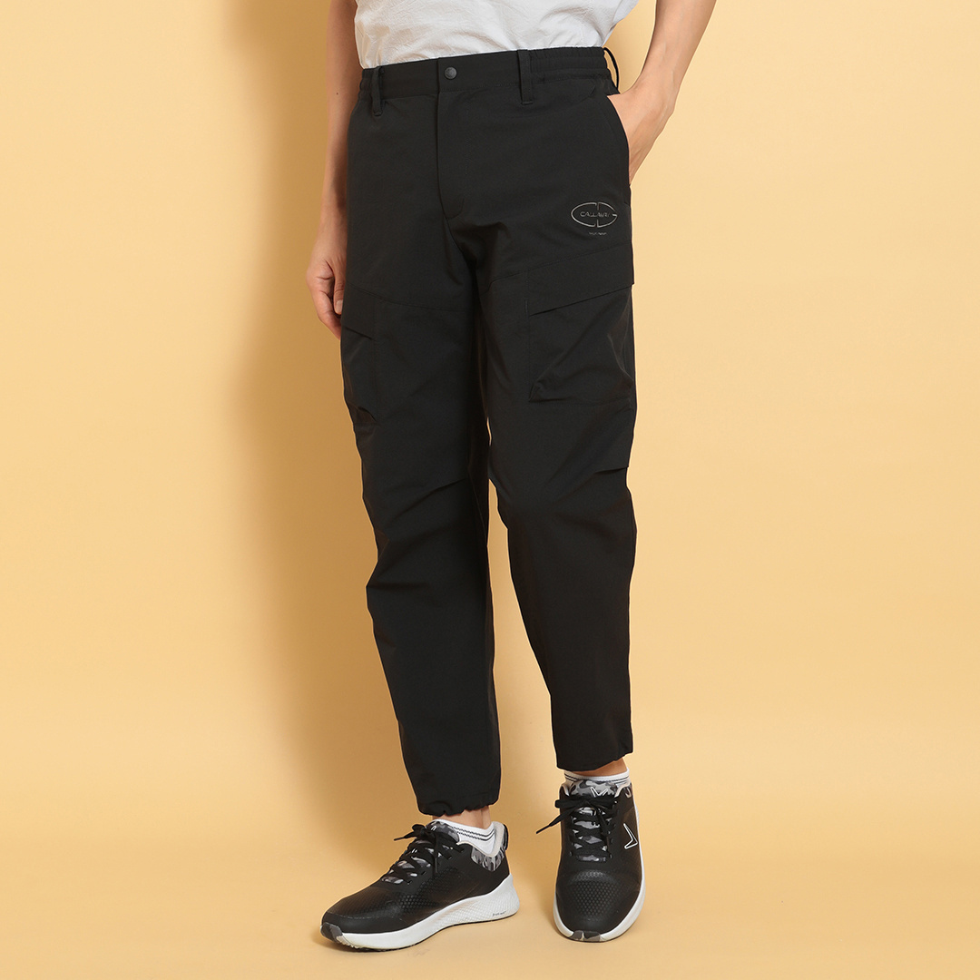 OBSIDIAN オブシディアン ゴルフ 新品 スチレッチカーゴパンツ　M 黒 OBSIDIAN オブシディアン ゴルフ 新品 スチレッチカーゴパンツ M 黒