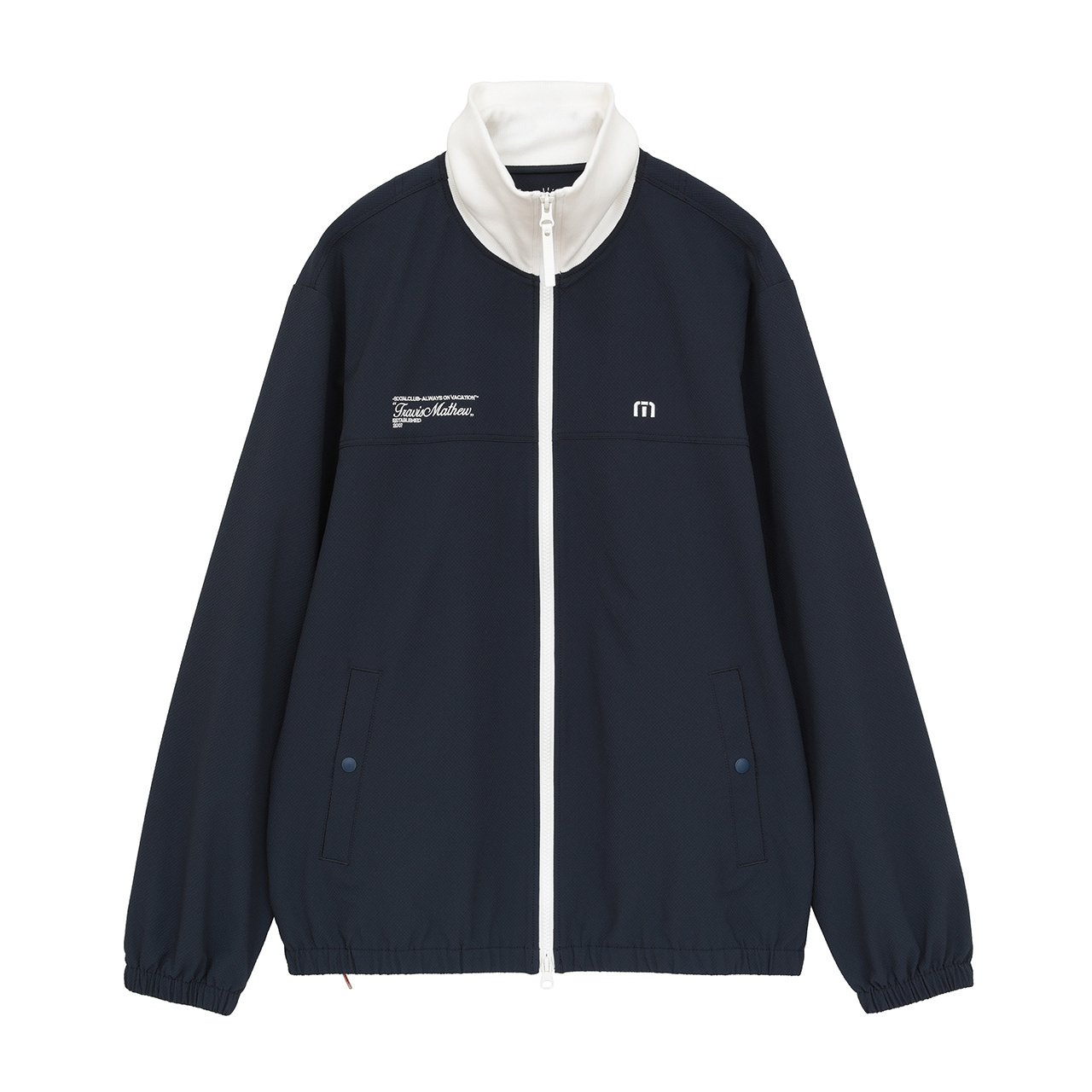 石川遼プロ着用】リブ衿フルジップジャケット(MENS)
