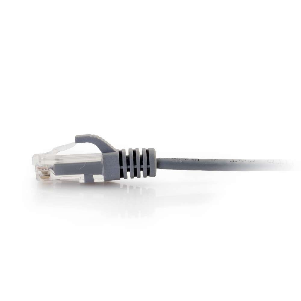 Cat6 Snagless Unshielded (UTP) Slim Ethernet Network Patch Cable - Gray