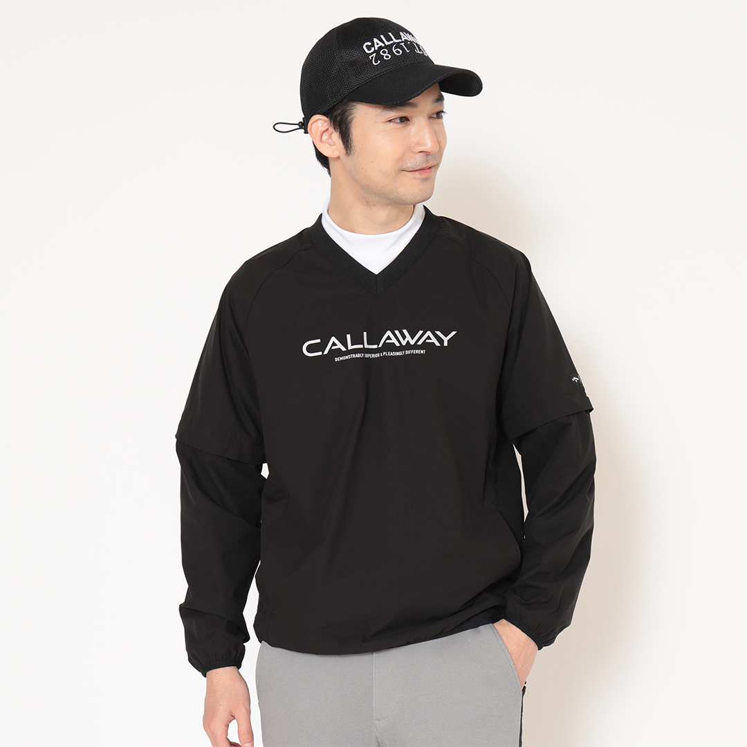 プルオーバー撥水2WAYブルゾン (MENS)