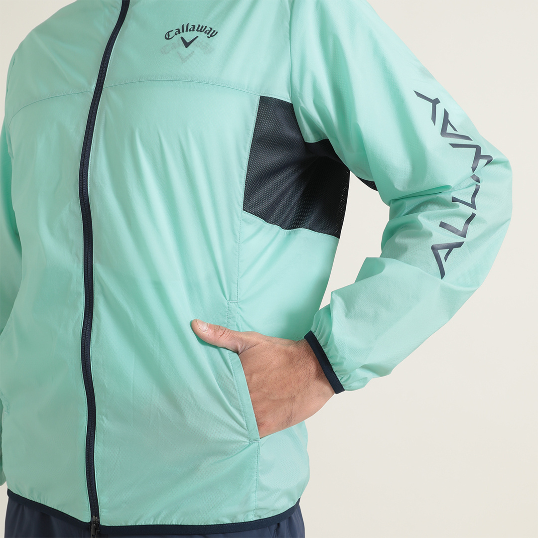 【キャロウェイ】ブルゾン　LLサイズ　ストレッチ　フルジップ　ダブルジップ 2WAY ストレッチフルジップ中綿ブルゾン レディス(アウター(ブルゾン