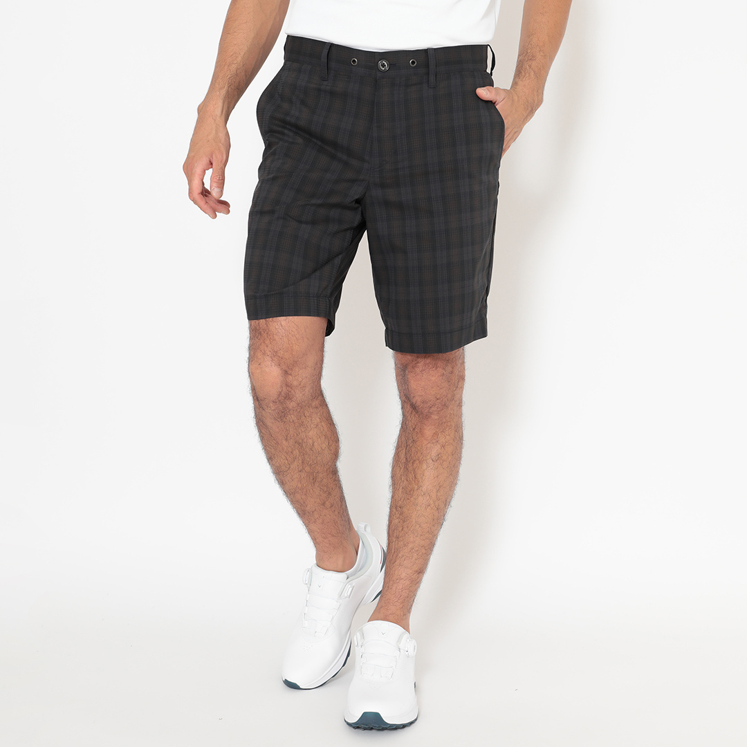 ドットエア先染めチェックショートパンツ (MENS)