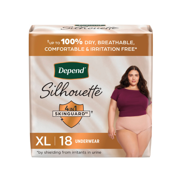 Depend Silhouette for Women, X-Large - 72/case (DEWVPXL2 Health & Beauty Health Care Incontinence Aids) photo
