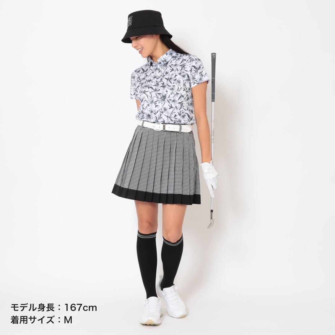 ドットエアプリーツスカート（インナーパンツ付） (WOMENS)