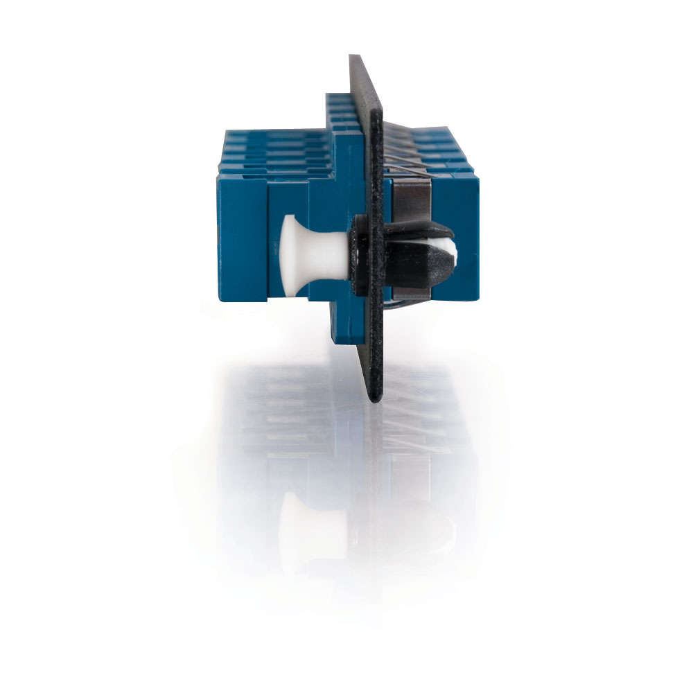 6-Strand, SC, PB Insert, Multimode/Single-Mode, Blue Adapter Panel