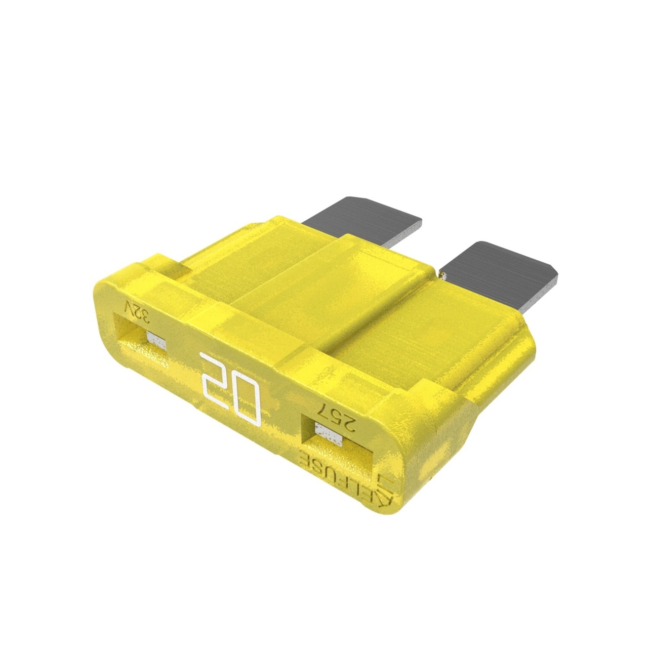 FAST-ACTING AUTOMOTIVE NYLON BLADE FUSE - BULK 100-PACK 20 AMP